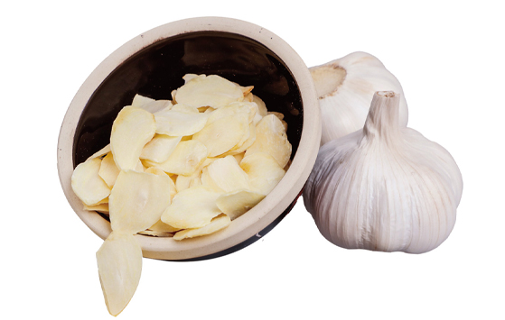 Dehydrated garlic